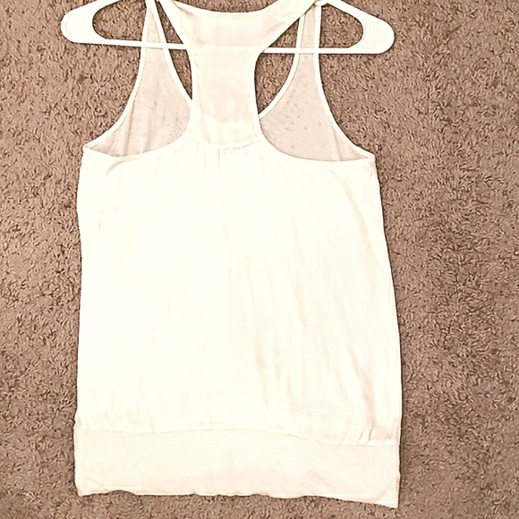 Express Rhinestone Tank Off White Size XS - Picture 7 of 12